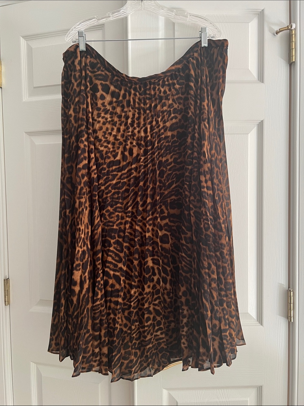 Lauren Ralph Lauren Leopard Print Maxi Skirt - Brown & Black